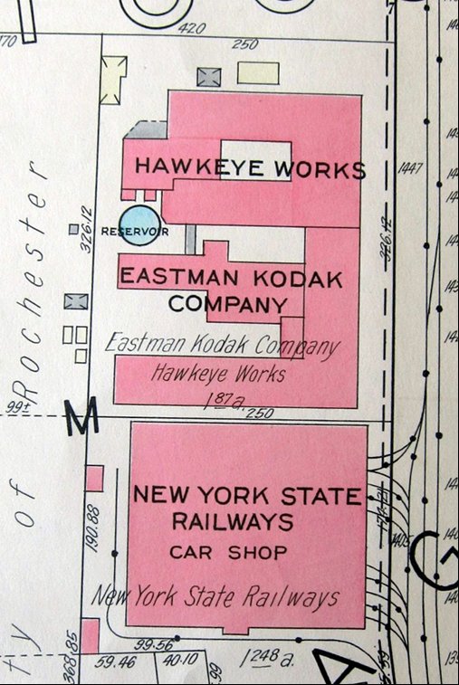 Map of Hawkeye Works