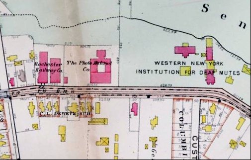 1900 Map of Photo Materials Company